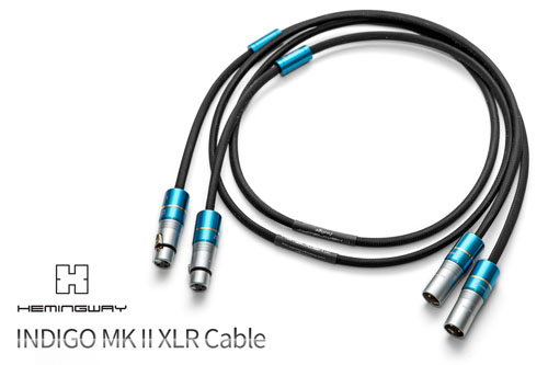 자기장을 벗어난 시그널의 자유Hemingway INDIGO MK II XLR Cable